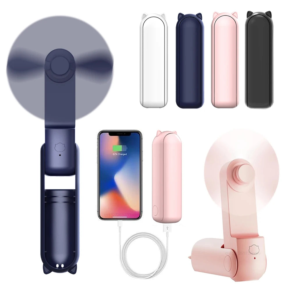 덥고 습한 여름에 꼭 필요한 보조배터리 손풍기!!💨